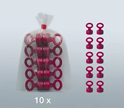 SEGUFIX<sup>&reg;</sup>-Magnetschlüssel rot 10er-Pack