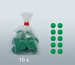 SEGUFIX<sup>&reg;</sup>-Dreh-Magnetknopf grün 10er-Pack